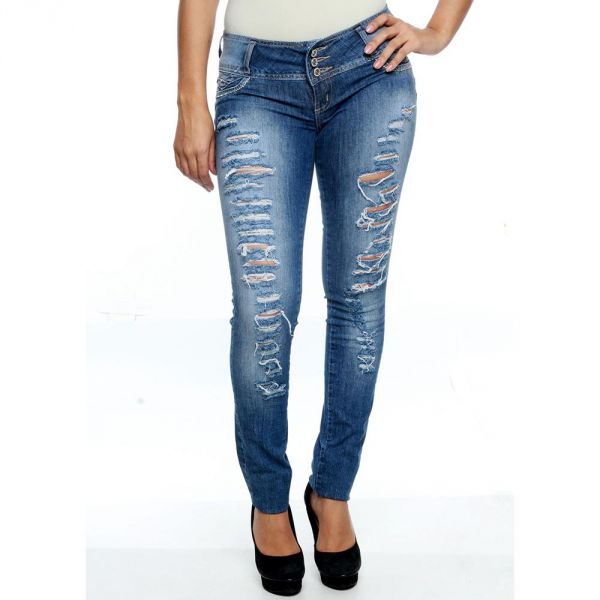 Calça jeans feminina skinny – 230252