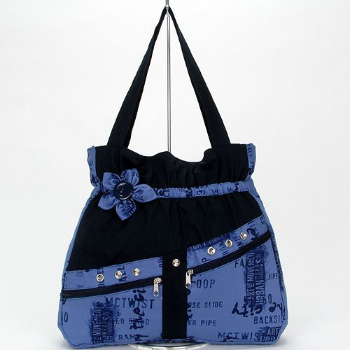 Bolsa FBF People Brim de Algodão BR4990 Azul Marinho