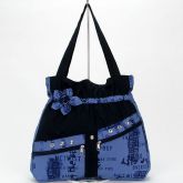 Bolsa FBF People Brim de Algodão BR4990 Azul Marinho